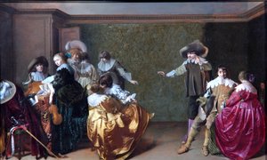 Una fiesta musical, c.1620-35 (óleo sobre tabla de roble)