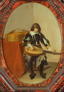 El joven músico ... (pintura sobre lienzo) de Willem Cornelisz Duyster
