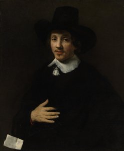 Retrato de un hombre Autorretrato, 1653 o 1655 de Willem Drost