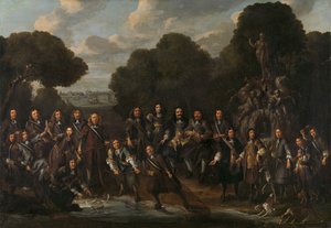 Alegoría sobre el florecimiento de la pesca holandesa tras la segunda guerra anglo-holandesa (1665-67) de Willem Eversdijck (attributed to)