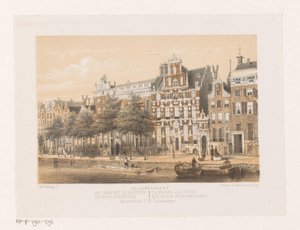 Casa con las cabezas en Keizersgracht de Willem Hekking jr.