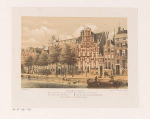 Casa con las cabezas en Keizersgracht de Willem Hekking jr.