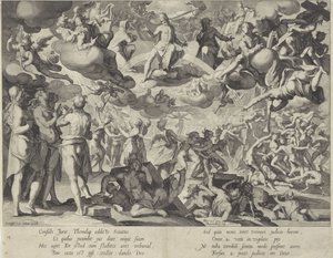 Laatste Oordeel Trono de justicia (título de la serie) de Willem Isaacsz. van Swanenburg