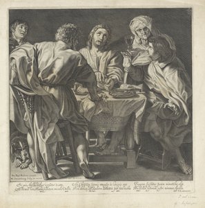 Comida en Emaús de Willem Isaacsz. van Swanenburg