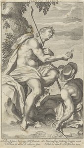 París en Mercurius Sentencia de París (título sobre objeto) Oordeel van Paris (título de la serie) de Willem Isaacsz. van Swanenburg