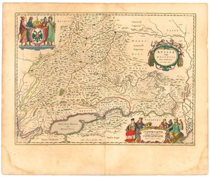 Mapa de Rusia De: Theatrum Orbis Terrarum..., 1645 de Willem Janszoon Blaeu