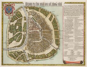 El Kremlin de Moscú Mapa del siglo XVI Castellum Urbis Moskvae, 1662 de Willem Janszoon Blaeu