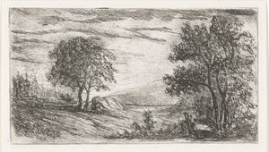 paisaje montañoso de Willem Matthias Jan van Dielen