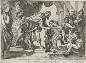 Ester ante Asuero de Willem Panneels