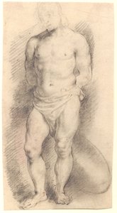 Vista frontal de una figura masculina de Willem Panneels