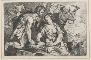 Meleagro y Atalanta de Willem Panneels