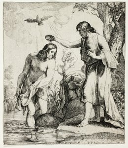 El Bautismo de Cristo de Willem Panneels