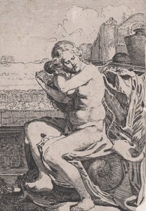 Betsabé peinando su cabello, ca. 1615 de Willem Pietersz. Buytewech