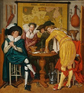 Alegre compañía - Buytewech, Willem Pietersz. (1591/92-1624) - 1620 - Óleo sobre lienzo - 72,6x65,4 - Museo de Bellas Artes, Budapest de Willem Pietersz Buytewech