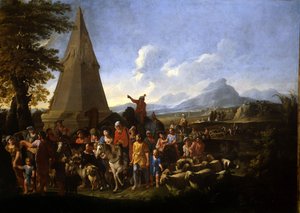 Jacob y su Familia Entrando en Egipto de Willem Reuter
