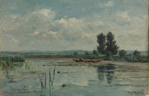 Lago cerca de Loosdrecht
Lámina de agua cerca de Loosdrecht de Willem Roelofs (I)