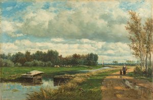 Paisaje en los alrededores de La Haya
Paisaje en los alrededores de La Haya de Willem Roelofs (I)