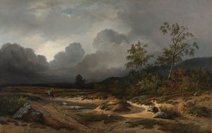 Paisaje con una tormenta en ciernes
Paisaje con una tormenta que se aproxima