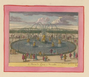Bassin de Latone in den Gärten von Versailles de Willem Swidde