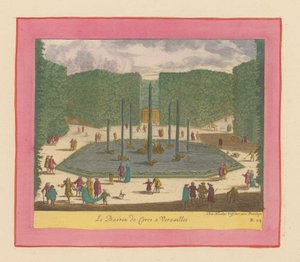 Becken und Brunnen der Ceres in den Gärten von Versailles de Willem Swidde