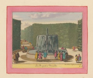 Brunnen in den Bosketten der Gärten von Versailles de Willem Swidde