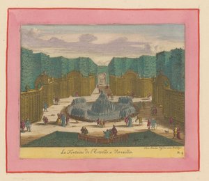 Brunnen im Sternenwald in den Gärten von Versailles de Willem Swidde