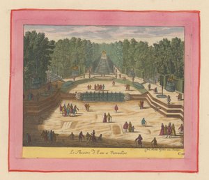 Wassertheater in den Gärten von Versailles de Willem Swidde