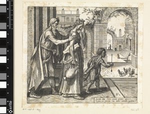 Expulsión de Agar e Ismael Historia de Agar e Ismael (título de la serie) de Willem Thibaut