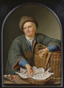 El Vendedor de Pescado de Willem Van Mieris
