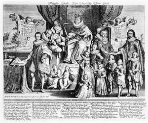 El triunfo del rey Jacobo y sus augustos descendientes, c.1622-4