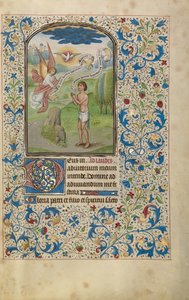 Ein Mann, der zum Heiligen Geist betet de Willem Vrelant