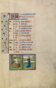 Página del calendario de septiembre; Hacer vino; Libra