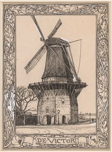 De Victor, molino en Ámsterdam de Willem Wenckebach