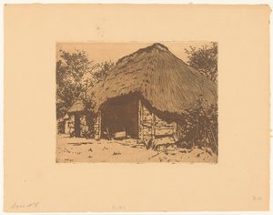 Granero abierto en Brabante de Willem Arnoldus Witsen