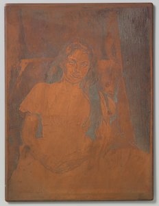 Retrato de una mujer desconocida, posiblemente Greta de Koning de Willem Arnoldus Witsen