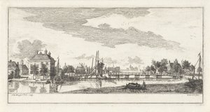 Vista del pueblo de Uithoorn de Willem Writs