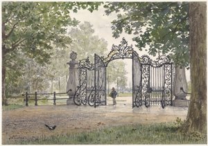 La valla monumental de Vreedenhoff en Nieuwersluis, en el Vecht