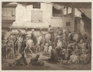 Calle en El Cairo de Willem de Famars Testas