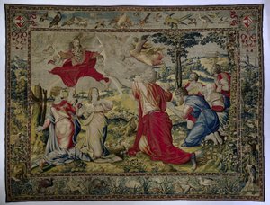Dios bendice a la familia de Noé de Willem de Pannemaker