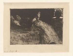 Mujer reclinada (título original) de Willem de Zwart (signed by artist)