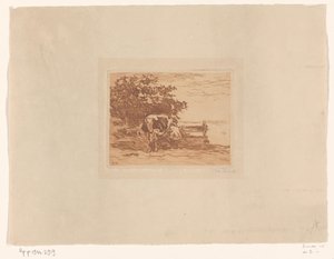 Ordeñador (título original) de Willem de Zwart (signed by artist)