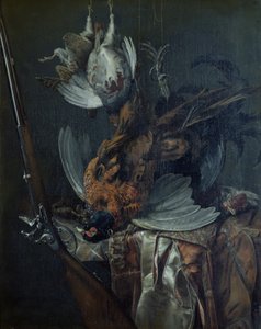 Naturaleza muerta con caza muerta de Willem van Aelst