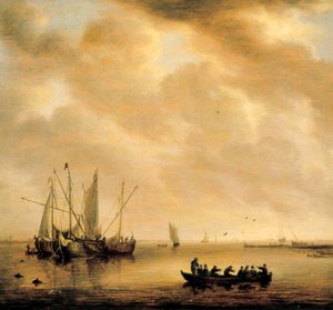 Paisaje marino de Willem van Diest