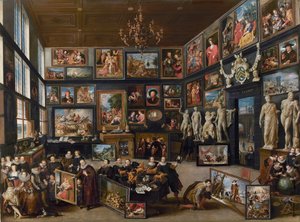 La galería de Cornelis van der Geest de Willem van Haecht