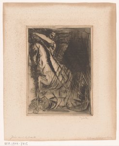 San Jorge y el dragón de Willem van Konijnenburg (signed by artist)