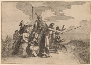 El faraón pereciendo en el Mar Rojo de Willem van Lande