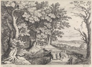 Paisaje con Abraham e Isaac Paisajes italianos (título de la serie)