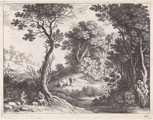 Mercurio, Argus e Io de Willem van Nieulandt (II)