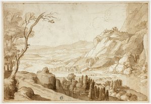 Paisaje del Rin de Willem van Nieuwlandt II