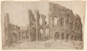 Ruinas del Coliseo de Roma de Willem van Nieuwlandt II